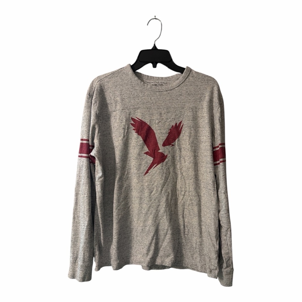 American Eagle Super Soft Eagle Graphic Long Sleeve Tee Medium